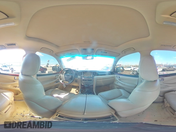 2011 Lexus LX 570 with VIN JTJHY7AX5B4083045, listed as a Copart auction lot 50456225 with 122,942 mi miles and Salvage Title. Bid and sale history available at DreamBid. Image 14.