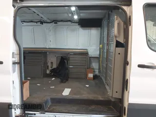 2019 Ford Transit with VIN 1FTYE1YM0KKB77849, listed as a IAAI auction lot 42175880 with 151,828 mi miles. Bid and sale history available at carsss.com. Image 8.