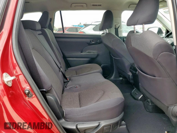 2020 Toyota Highlander LE with VIN 5TDBZRBH5LS515485, listed as a Copart auction lot 62426155 with 100,089 mi miles and Salvage title. Bid and sale history available at DreamBid. Image 11.