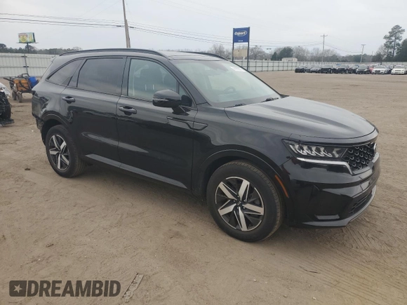 2021 Kia Sorento S with VIN 5XYRL4LC5MG059427, listed as a Copart auction lot 44182975 with 44,288 mi miles and Salvage Title. Bid and sale history available at DreamBid. Image 4.
