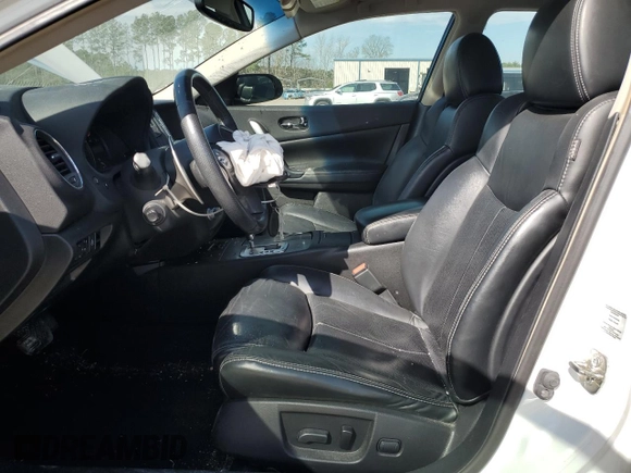 2014 Nissan Maxima SV with VIN 1N4AA5AP6EC496816, listed as a Copart auction lot 46168415 with 157,843 mi miles and Salvage title. Bid and sale history available at DreamBid. Image 7.