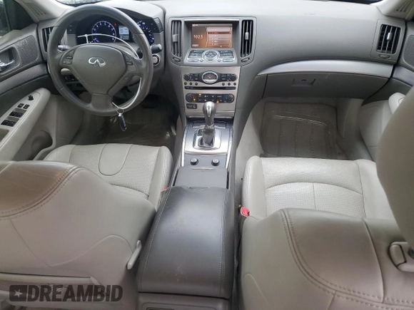 2012 Infiniti G25 Journey with VIN JN1DV6AP2CM812370, listed as a Copart auction lot 56016535 with 163,502 mi miles and Salvage title. Bid and sale history available at DreamBid. Image 8.