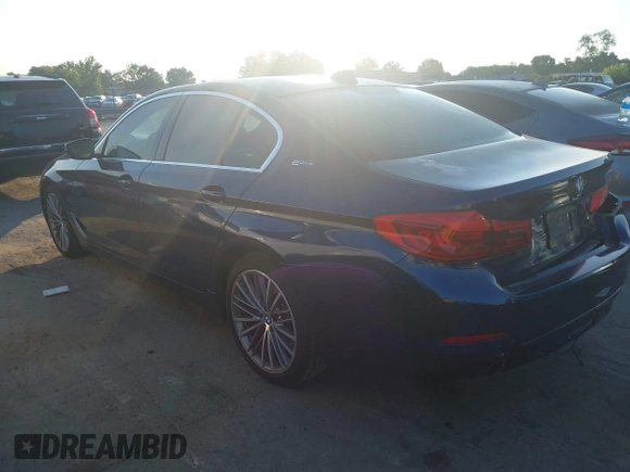 2019 BMW 5 Series 530e with VIN WBAJA9C58KB391755, listed as a IAAI auction lot 42659993 with 56,296 mi miles and . Bid and sale history available at DreamBid. Image 3.