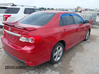 2013 Toyota Corolla L with VIN 5YFBU4EE0DP099973, listed as a IAAI auction lot 41940516 with 95,439 mi miles. Bid and sale history available at carsss.com. Image 4.