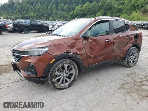 2020 Buick Encore GX Select with VIN KL4MMESLXLB088844, listed as a Copart auction lot 55501914 with 25,917 mi miles and Salvage title. Bid and sale history available at DreamBid. Image 1.