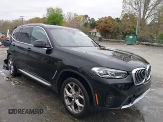 2024 BMW X3 xDrive30i with VIN 5UX53DP07R9U57826, listed as a IAAI auction lot 40658562 with 25,784 mi miles. Bid and sale history available at carsss.com. Image 1.
