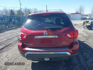 2018 Nissan Pathfinder SV z VIN 5N1DR2MM5JC614716, wystawiony jako IAAI lot #41762250 z przebiegiem 94 825 mil mil oraz . Historia ofert i sprzedaży dostępna na DreamBid. Obrazek 17.