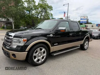 2014 Ford F-150 XL with VIN 1FTFW1ET3EKD71876, listed as a Copart auction lot 63799105 with 121,440 mi miles and Clean title. Bid and sale history available at DreamBid. Image 2.