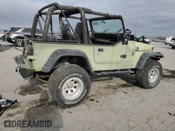 1995 Jeep Wrangler S with VIN 1J4FY19P2SP267203, listed as a Copart auction lot 49241305 with 135,298 mi miles and Clean Title. Bid and sale history available at carsss.com. Image 3.