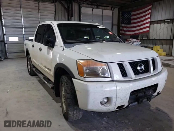 2010 Nissan Titan Pro-4X with VIN 1N6BA0EC3AN312601, listed as a Copart auction lot 52633455 with 161,260 mi miles and Salvage title. Bid and sale history available at DreamBid. Image 14.