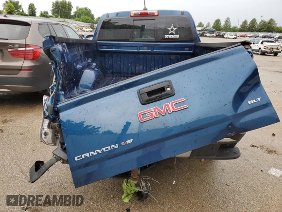 2019 GMC Canyon 4WD SLT with VIN 1GTG6DEN4K1354710, listed as a Copart auction lot 62419354 with 83,107 mi miles and Salvage Title. Bid and sale history available at carsss.com. Image 6.