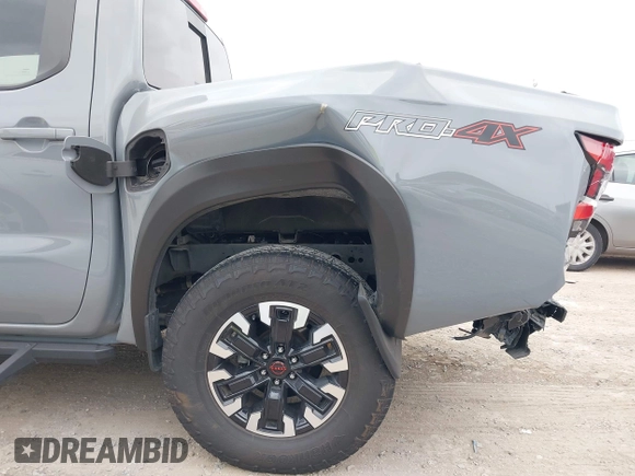 2024 Nissan Frontier SV with VIN 1N6ED1EK2RN630822, listed as a IAAI auction lot 42295643 with 15,548 mi miles and . Bid and sale history available at DreamBid. Image 6.