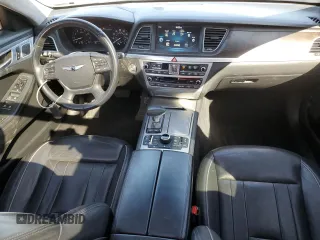 2018 Genesis G80 5.0L Ultimate with VIN KMHGN4JFXJU228703, listed as a Copart auction lot 49470565 with 95,585 mi miles and Salvage Title. Bid and sale history available at carsss.com. Image 8.