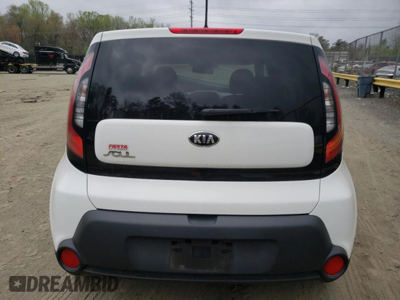 2015 Kia Soul with VIN KNDJN2A22F7804771, listed as a Copart auction lot 51493755 with 52,666 mi miles and Salvage Title. Bid and sale history available at DreamBid. Image 6.