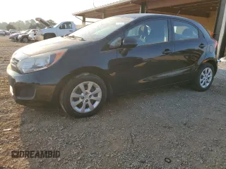 2014 Kia Rio EX with VIN KNADN5A34E6325423, listed as a Copart auction lot 69116324 with 104,083 mi miles and Salvage Title. Bid and sale history available at carsss.com. Image 1.