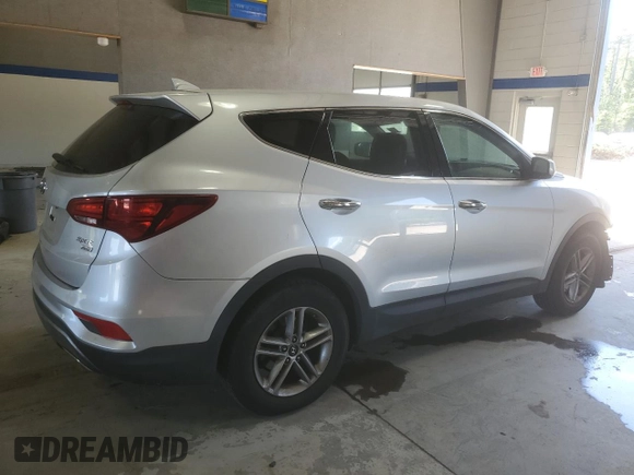 2017 Hyundai Santa Fe 2.4L z VIN 5XYZTDLB4HG440683, wystawiony jako Copart lot #55408975 z przebiegiem 105 014 mil mil oraz Szkoda całkowita • Salvage title. Historia ofert i sprzedaży dostępna na DreamBid. Obrazek 3.