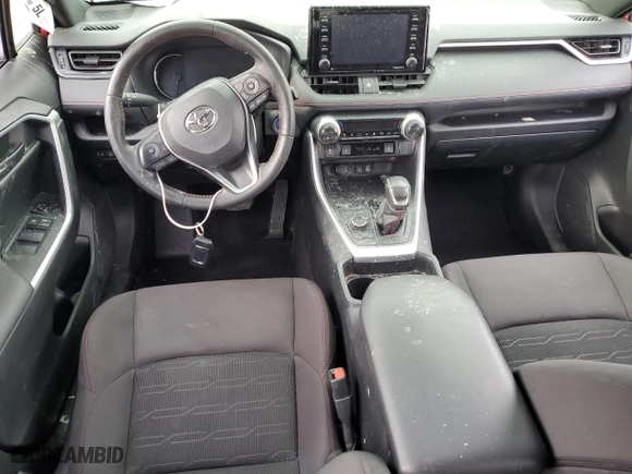2021 Toyota RAV4 Prime SE with VIN JTMAB3FVXMD012285, listed as a Copart auction lot 46408195 with NaN miles and Salvage Title. Bid and sale history available at carsss.com. Image 8.