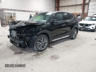 2020 Hyundai Tucson Ultimate with VIN KM8J3CAL2LU188647, listed as a IAAI auction lot 42166531 with 24,521 mi miles and . Bid and sale history available at DreamBid. Image 2.