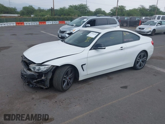 2014 BMW 4 Series 435i xDrive z VIN WBA3R5C59EK186119, wystawiony jako IAAI lot #41968020 z przebiegiem 97 187 mil mil oraz . Historia ofert i sprzedaży dostępna na DreamBid. Obrazek 18.