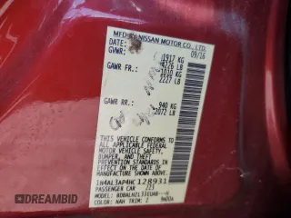 2017 Nissan Altima SV with VIN 1N4AL3AP4HC128931, listed as a Copart auction lot 63611235 with 106,794 mi miles and Clean title. Bid and sale history available at DreamBid. Image 12.