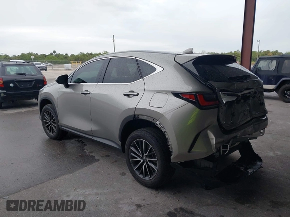 2024 Lexus NX 250 Premium with VIN 2T2GDCAZXRC012396, listed as a IAAI auction lot 41636059 with 27,769 mi miles and . Bid and sale history available at DreamBid. Image 3.