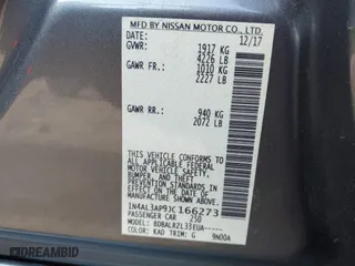 2018 Nissan Altima 2.5 SV with VIN 1N4AL3AP9JC166273, listed as a IAAI auction lot 41694295 with 83,864 mi miles. Bid and sale history available at carsss.com. Image 9.