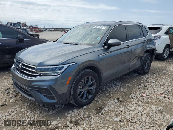 2022 Volkswagen Tiguan SE z VIN 3VV3B7AX6NM138384, wystawiony jako Copart lot #56172065 z przebiegiem 45 074 mil mil oraz Szkoda całkowita • Salvage title. Historia ofert i sprzedaży dostępna na DreamBid. Obrazek 1.