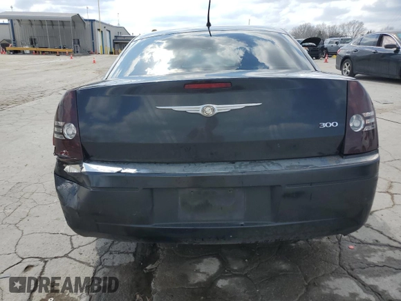 2008 Chrysler 300 LX with VIN 2C3KA43R98H313065, listed as a Copart auction lot 49105225 with 102,490 mi miles and Salvage Title. Bid and sale history available at carsss.com. Image 6.