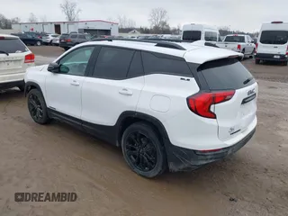 2021 GMC Terrain SLE with VIN 3GKALMEV7ML386078, listed as a IAAI auction lot 40896797 with 60,611 mi miles and . Bid and sale history available at carsss.com. Image 3.