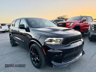 2021 Dodge Durango SRT Hellcat with VIN 1C4SDJH99MC822421, listed as a Copart auction lot 47705615 with 7,345 mi miles and Clean Title. Bid and sale history available at DreamBid. Image 1.