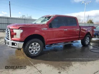 2015 Ford F-150 XLT w/HD Payload Pkg with VIN 1FTFW1EF3FKD22494, listed as a Copart auction lot 49915855 with 213,832 mi miles and Salvage Title. Bid and sale history available at carsss.com. Image 1.