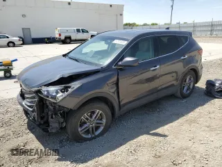 2017 Hyundai Santa Fe 2.4L with VIN 5XYZTDLB7HG452021, listed as a Copart auction lot 62024935 with 106,906 mi miles and Salvage title. Bid and sale history available at DreamBid. Image 1.