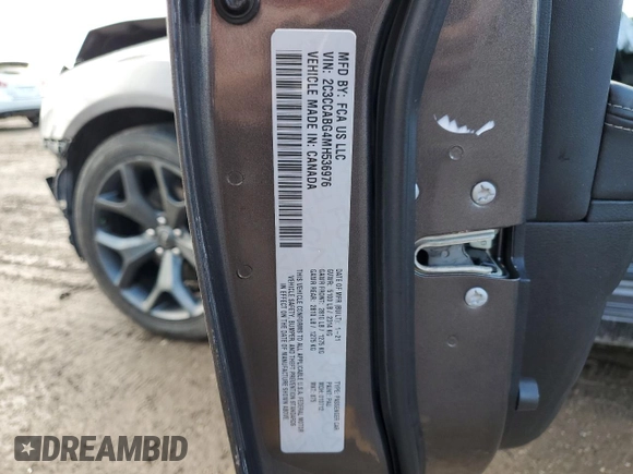 2021 Chrysler 300 S with VIN 2C3CCABG4MH536976, listed as a Copart auction lot 46870125 with 86,347 mi miles and Salvage Title. Bid and sale history available at DreamBid. Image 14.