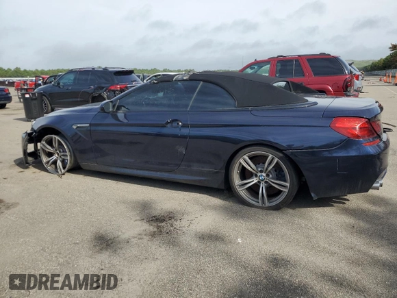 2015 BMW M6 with VIN WBSLZ9C59FD651474, listed as a Copart auction lot 60882454 with Not provided miles and Salvage title. Bid and sale history available at DreamBid. Image 2.
