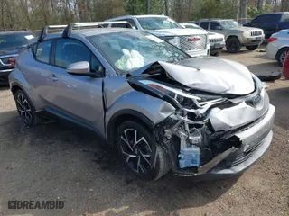 2018 Toyota C-HR XLE with VIN NMTKHMBX6JR057321, listed as a IAAI auction lot 41894322 with 50,606 mi miles. Bid and sale history available at carsss.com. Image 1.