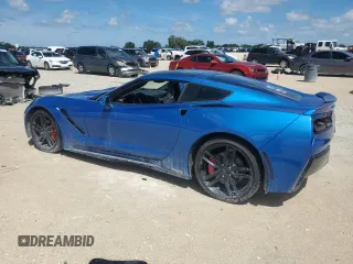 2016 Chevrolet Corvette 2LT with VIN 1G1YD2D73G5114459, listed as a Copart auction lot 68208544 with Not Provided miles and Salvage Title. Bid and sale history available at carsss.com. Image 2.