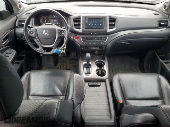 2017 Honda Ridgeline RTL with VIN 5FPYK3F51HB012972, listed as a Copart auction lot 58789565 with 135,725 mi miles and Salvage title. Bid and sale history available at DreamBid. Image 8.