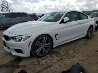 2015 BMW 4 Series 435i with VIN WBA3R1C55FK193496, listed as a Copart auction lot 50834135 with 66,978 mi miles and Salvage Title. Bid and sale history available at carsss.com. Image 1.