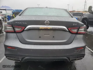 2022 Nissan Maxima SV with VIN 1N4AA6CV7NC505802, listed as a Copart auction lot 45214025 with 43,234 mi miles and Salvage Title. Bid and sale history available at carsss.com. Image 6.