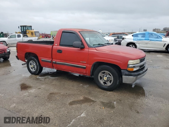 2000 Chevrolet Silverado 1500 with VIN 1GCEC14W7YZ155332, listed as a Copart auction lot 53893515 with Not Provided miles and Salvage Title. Bid and sale history available at DreamBid. Image 4.