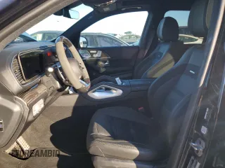 2024 Mercedes-Benz GLE 53 AMG with VIN 4JGFB6BB9RB159263, listed as a Copart auction lot 80244334 with 7,593 mi miles and Salvage title. Bid and sale history available at DreamBid. Image 7.
