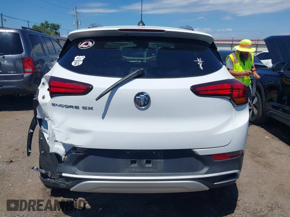 2022 Buick Encore GX Select with VIN KL4MMDS22NB110209, listed as a IAAI auction lot 42572913 with 34,527 mi miles and . Bid and sale history available at DreamBid. Image 17.
