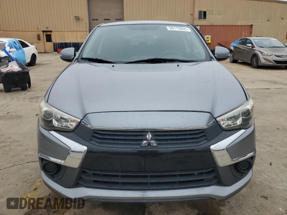 2017 Mitsubishi Outlander ES with VIN JA4AP3AU3HZ021560, listed as a Copart auction lot 58115695 with 122,807 mi miles and Salvage title. Bid and sale history available at DreamBid. Image 5.