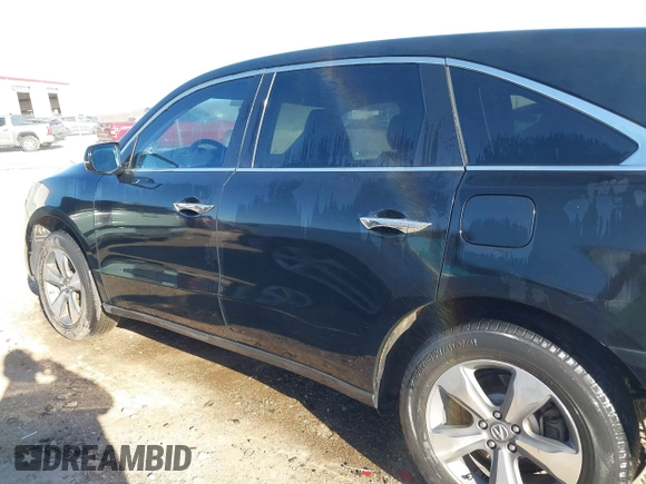 2016 Acura MDX with VIN 5FRYD3H24GB007445, listed as a IAAI auction lot 41720627 with 127,947 mi miles. Bid and sale history available at carsss.com. Image 14.