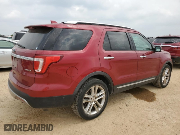 2016 Ford Explorer Limited with VIN 1FM5K7F87GGB41683, listed as a Copart auction lot 52036405 with 95,414 mi miles and Clean Title. Bid and sale history available at DreamBid. Image 3.