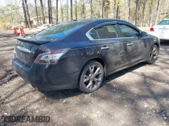 2012 Nissan Maxima SV with VIN 1N4AA5AP1CC830876, listed as a IAAI auction lot 41926273 with 252,732 mi miles and . Bid and sale history available at DreamBid. Image 4.