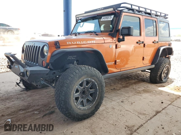 2011 Jeep Wrangler Unlimited Rubicon with VIN 1J4BA6H13BL538385, listed as a Copart auction lot 64080075 with 90,459 mi miles and Salvage title. Bid and sale history available at DreamBid. Image 1.