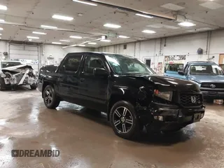2013 Honda Ridgeline Sport with VIN 5FPYK1F77DB001247, listed as a IAAI auction lot 42346926 with 187,565 mi miles and . Bid and sale history available at DreamBid. Image 1.
