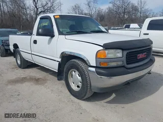 1999 GMC New Sierra 1500 SLE with VIN 1GTEC14W0XE522366, listed as a IAAI auction lot 41802281 with 149,823 mi miles. Bid and sale history available at carsss.com. Image 1.