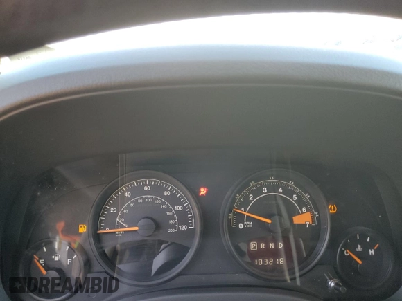 2016 Jeep Compass Sport with VIN 1C4NJCBB8GD731524, listed as a Copart auction lot 42328385 with 103,218 mi miles and Salvage title. Bid and sale history available at DreamBid. Image 9.